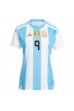 Argentina Julian Alvarez #9 Fotballdrakt Hjemme Klær Dame Copa America 2024 Korte ermer